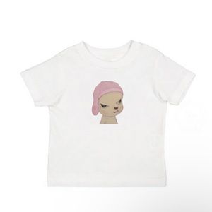 Pink punk graphic t shirt